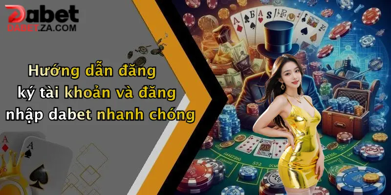 Hướng dẫn đăng ký tài khoản và đăng nhập dabet nhanh chóng